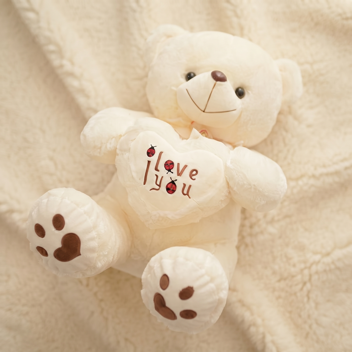 Peluche Ours Cœur I Love You 50-70cm