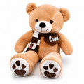 Peluche Ours Géante Beige Cœur Love