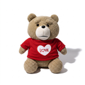 Peluche Ours Saint-Valentin Love Rouge
