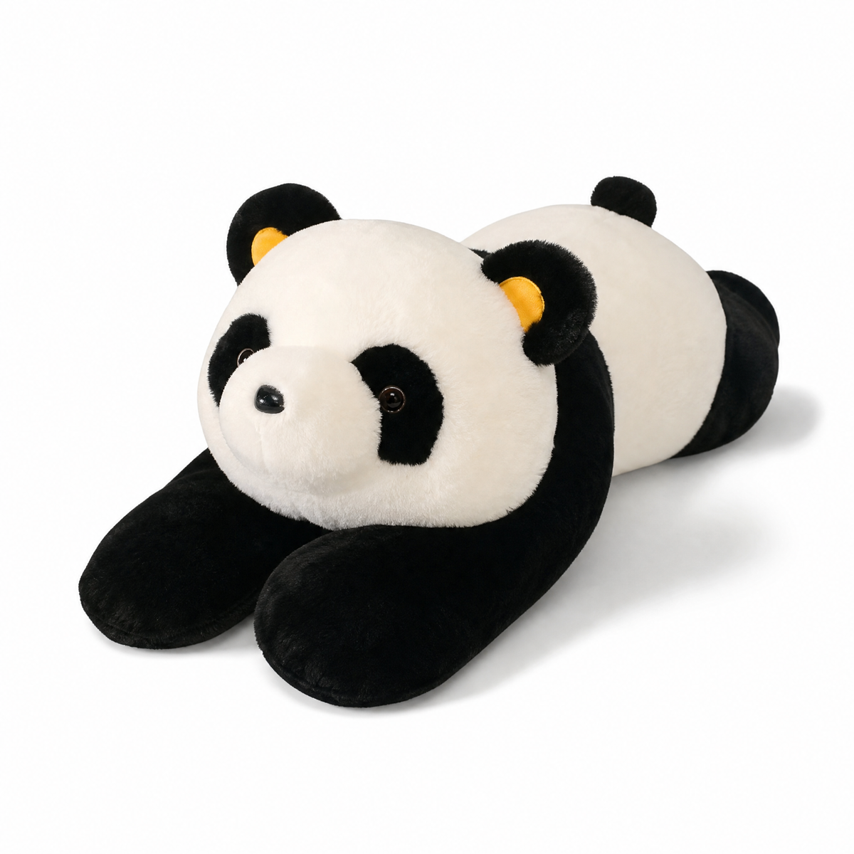 Riesiges beschwertes Panda-Plüschtier Schwarz-Weiß
