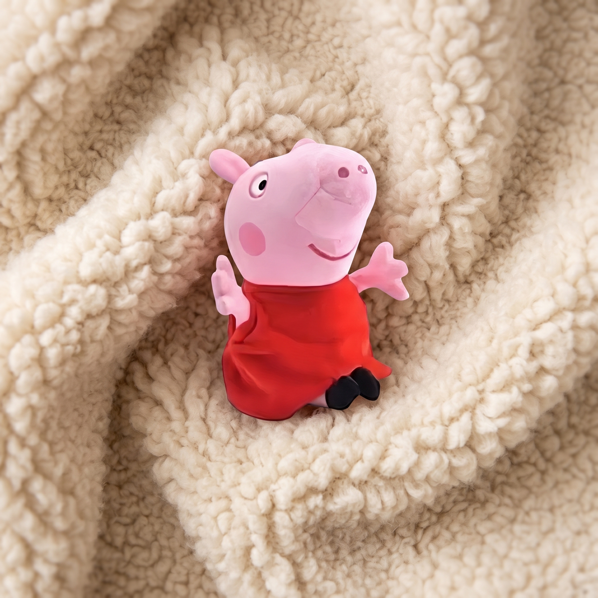 Peluche Peppa Pig 19 cm Robe Rouge
