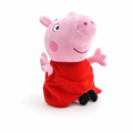Peluche Peppa Pig 19 cm Robe Rouge