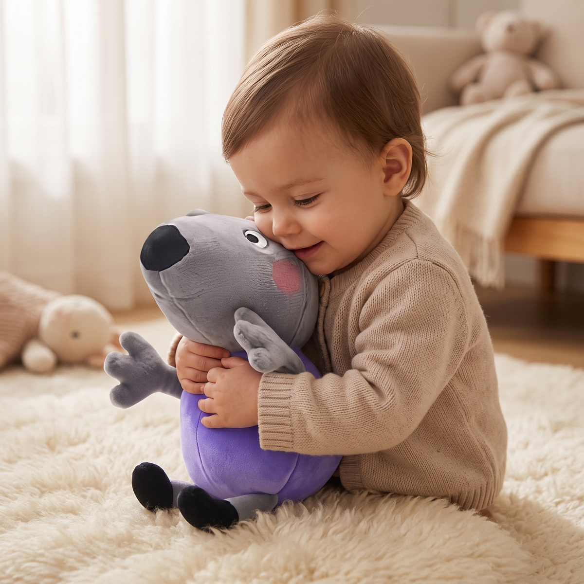 Plüschtier Peppa Pig Danny Dog 19 cm