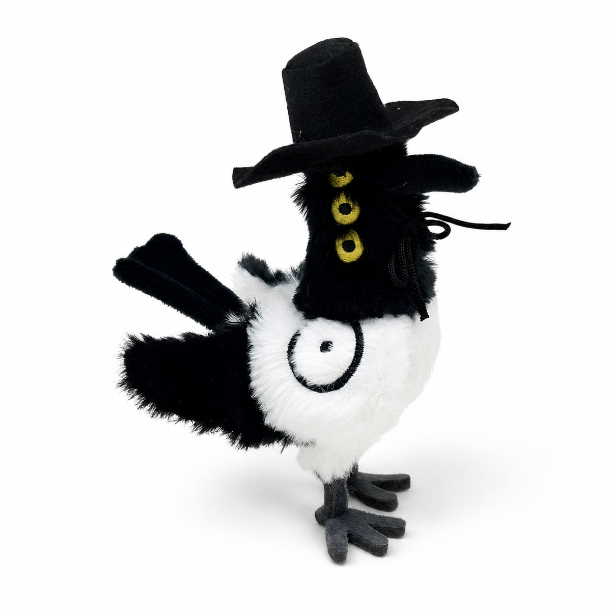 Peluche Pie Sussie Chapeau Haut-de-Forme