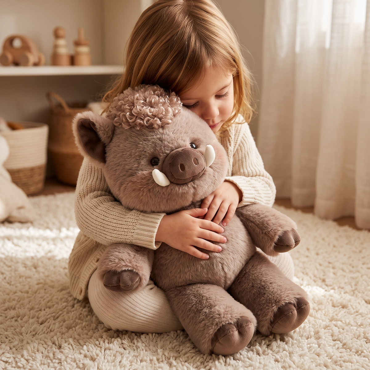 Peluche Sanglier Interactive qui Court