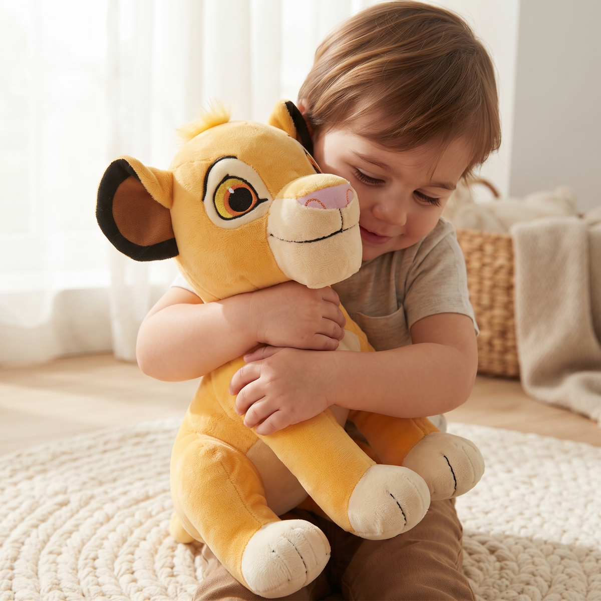 Peluche Simba 30 cm Le Roi Lion