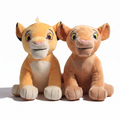 Peluche Simba et Nala Duo Roi Lion 26cm