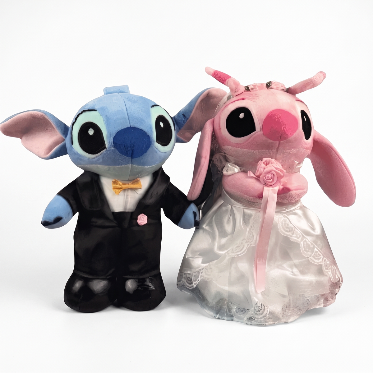Plüschtier-Duo Disney Brautpaar Stitch und Angel
