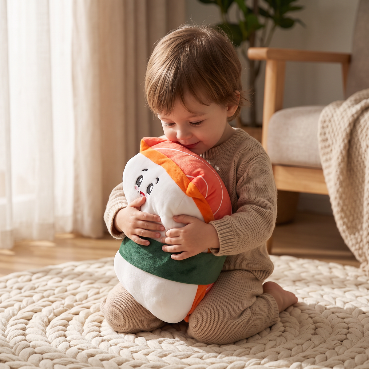 Peluche Sushi Saumon Tout Doux