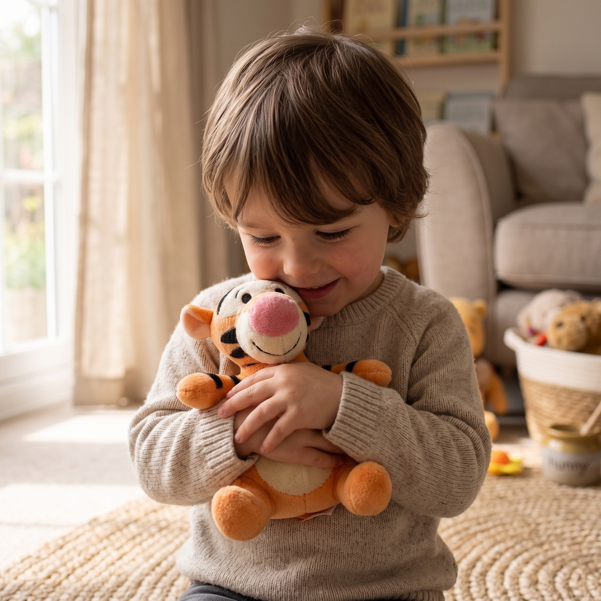 Peluche Tigrou Aimantée Épaule