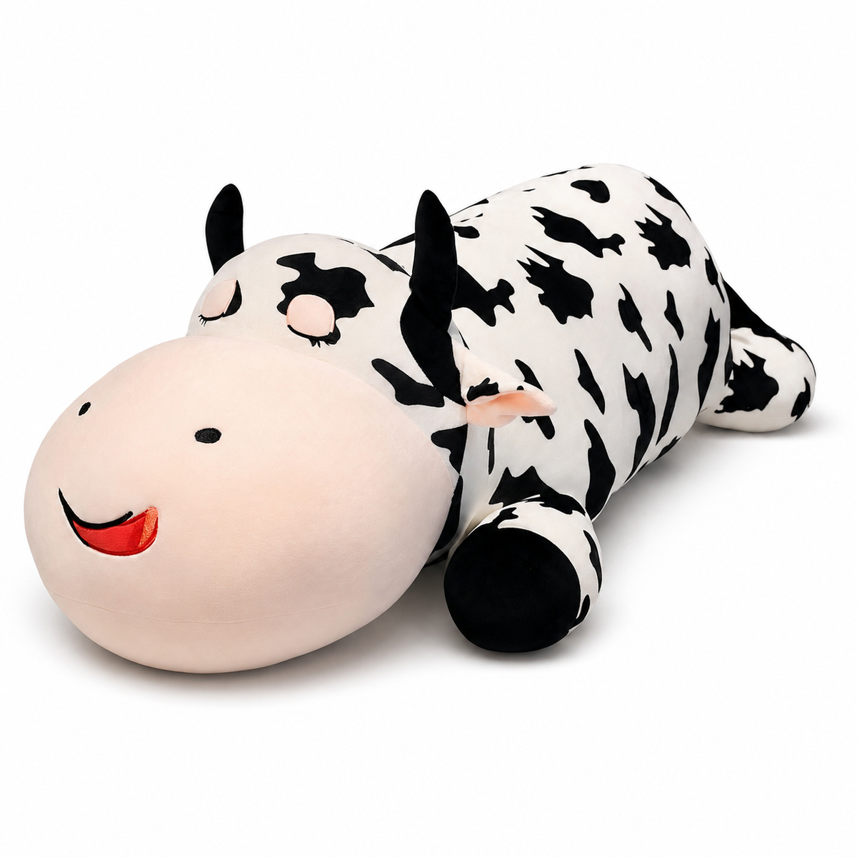 Peluche Vache Géante Allongée