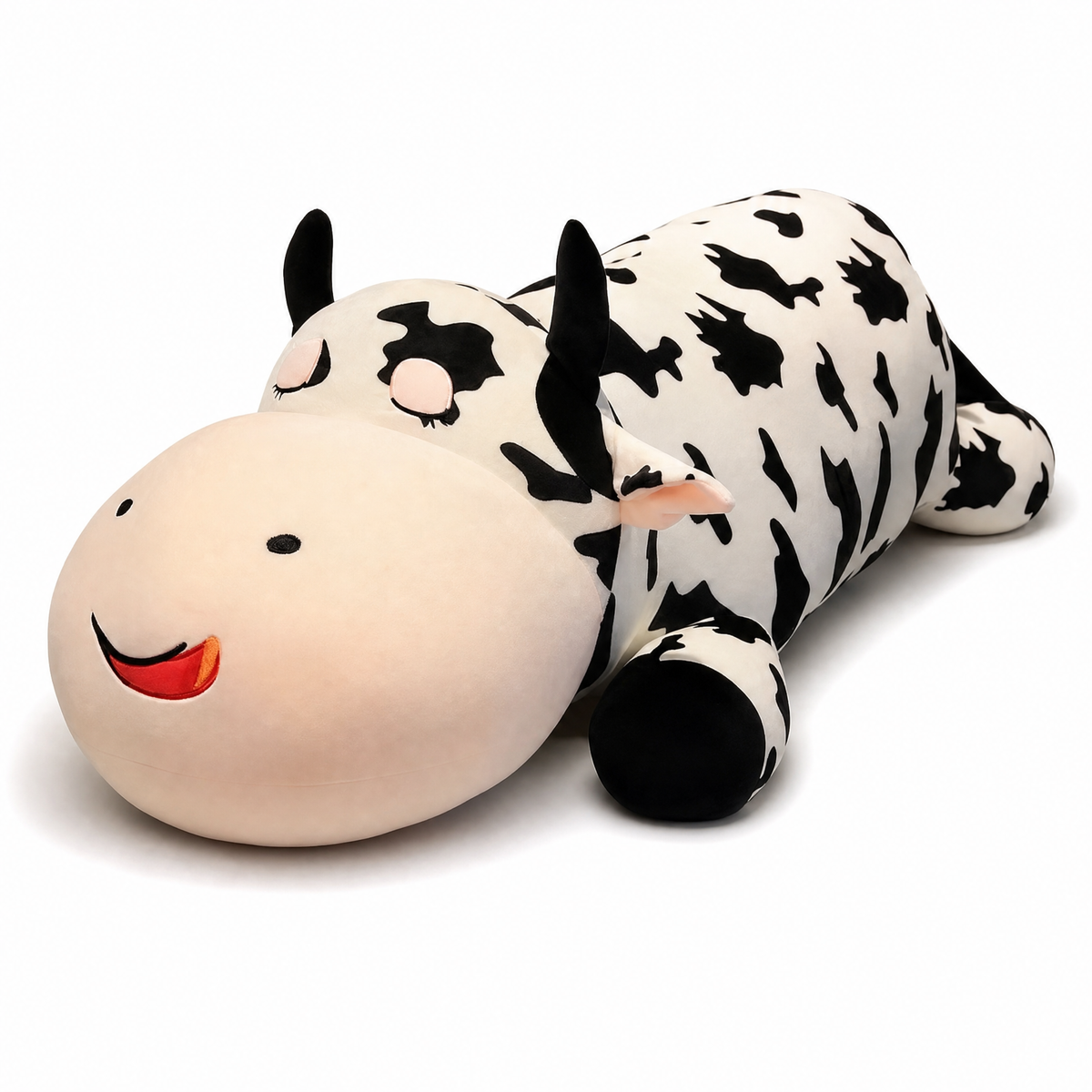 Peluche Vache Géante Allongée