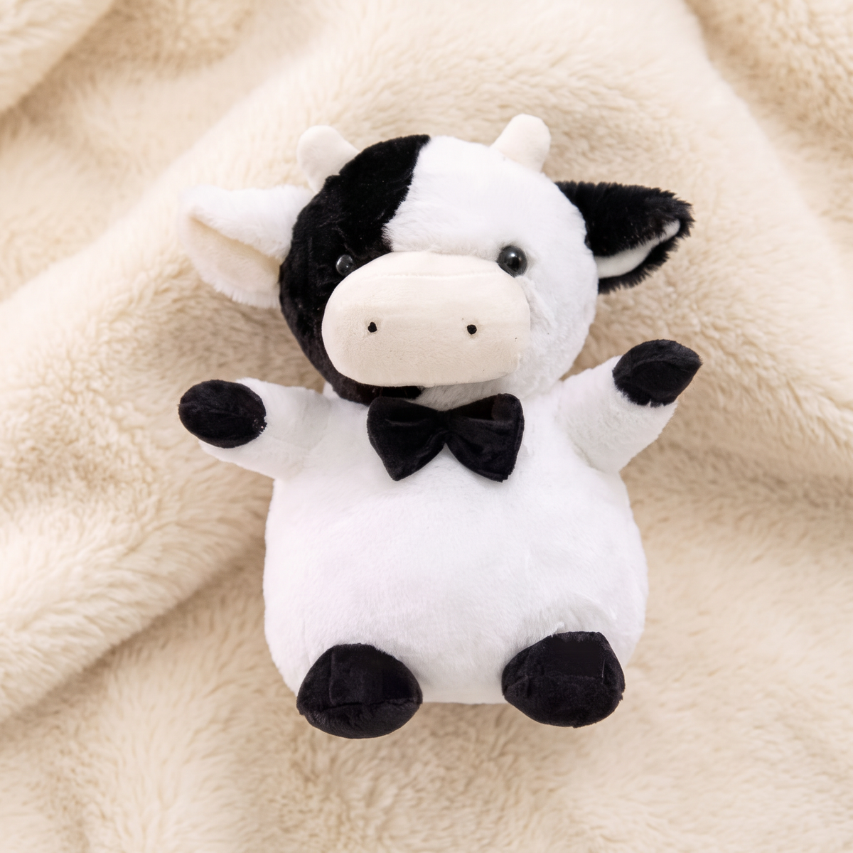Peluche Vache Gentleman Nœud Papillon