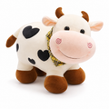 Peluche Vache Motif Cœur