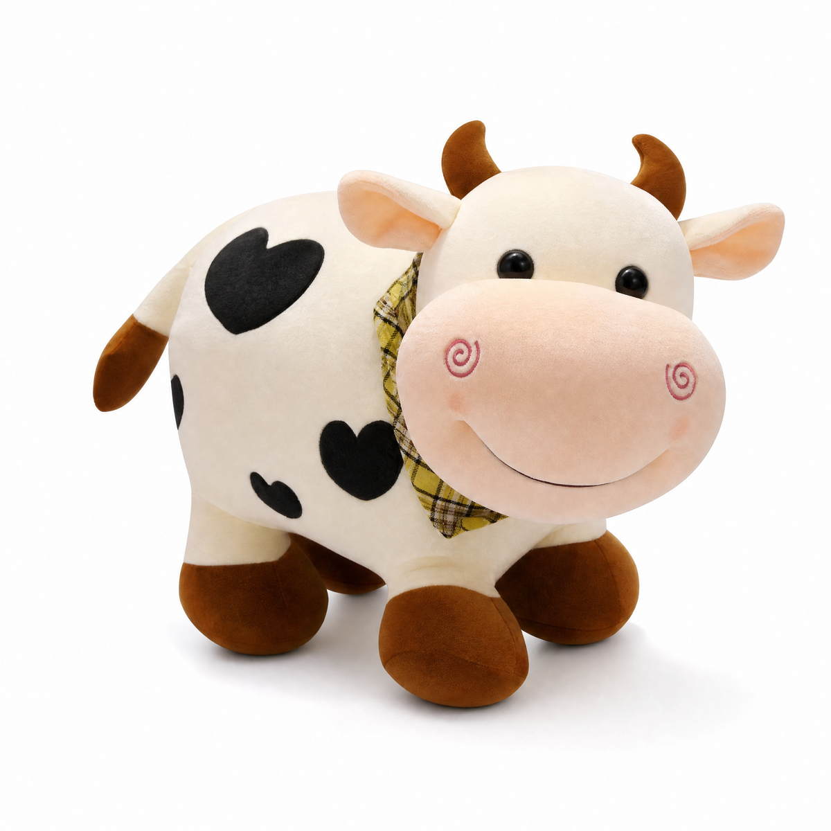 Peluche Vache Motif Cœur