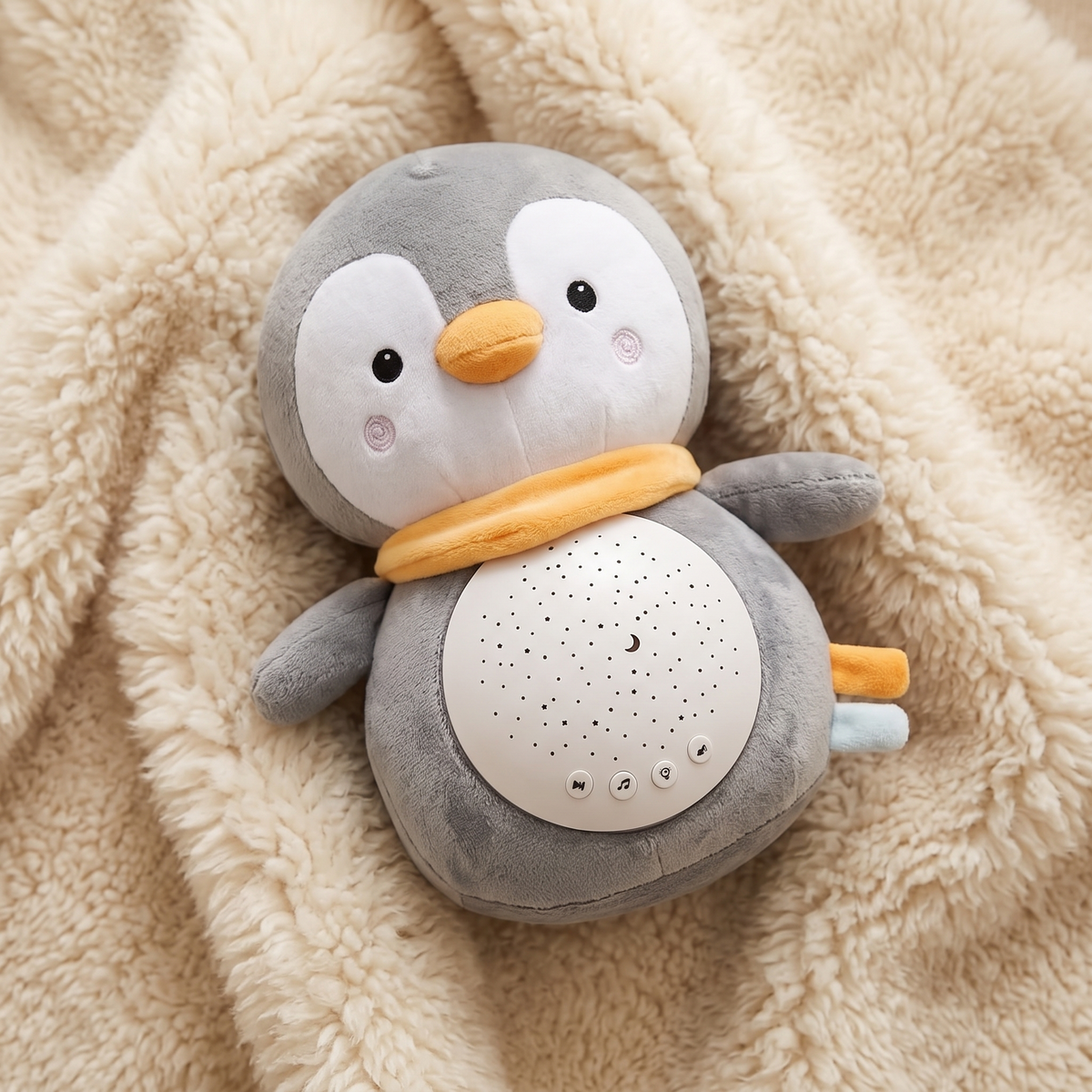 Peluche Veilleuse Bruit Blanc Pingouin