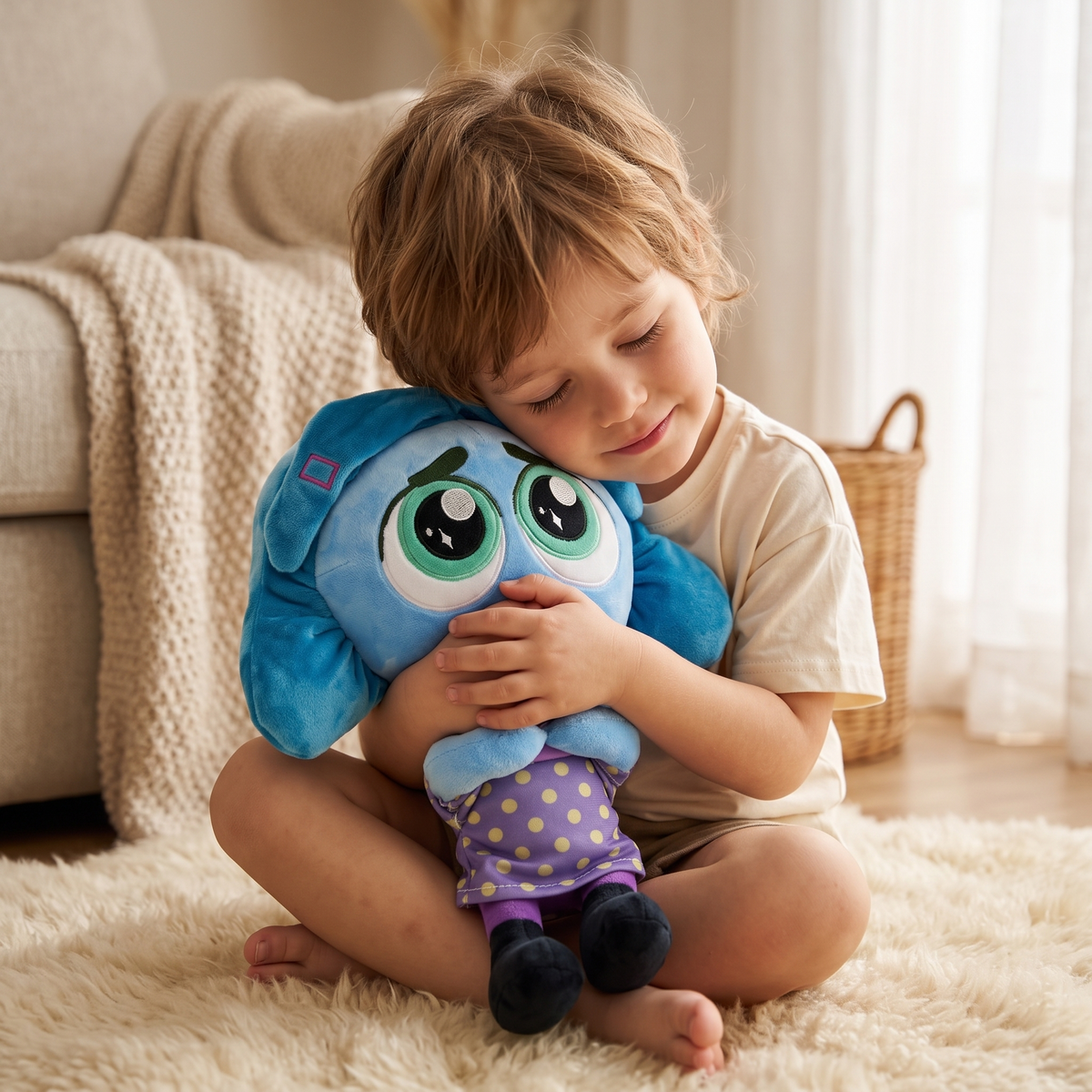 Peluche Vice Versa Envie 25 cm Personnage Bleu