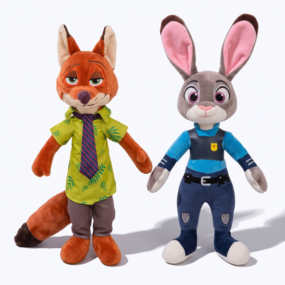 Peluche Zootopie Nick Wilde et Judy Hopps