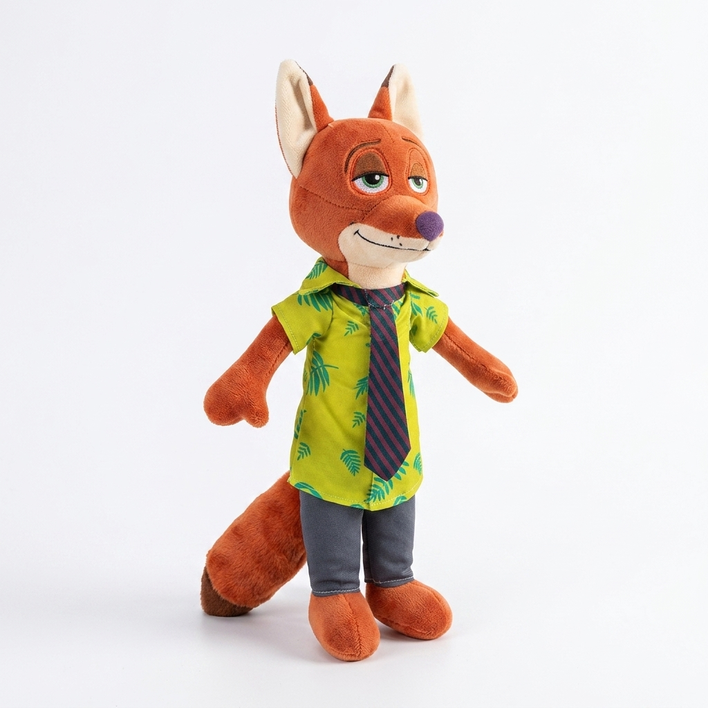 Peluche Zootopie Nick Wilde et Judy Hopps