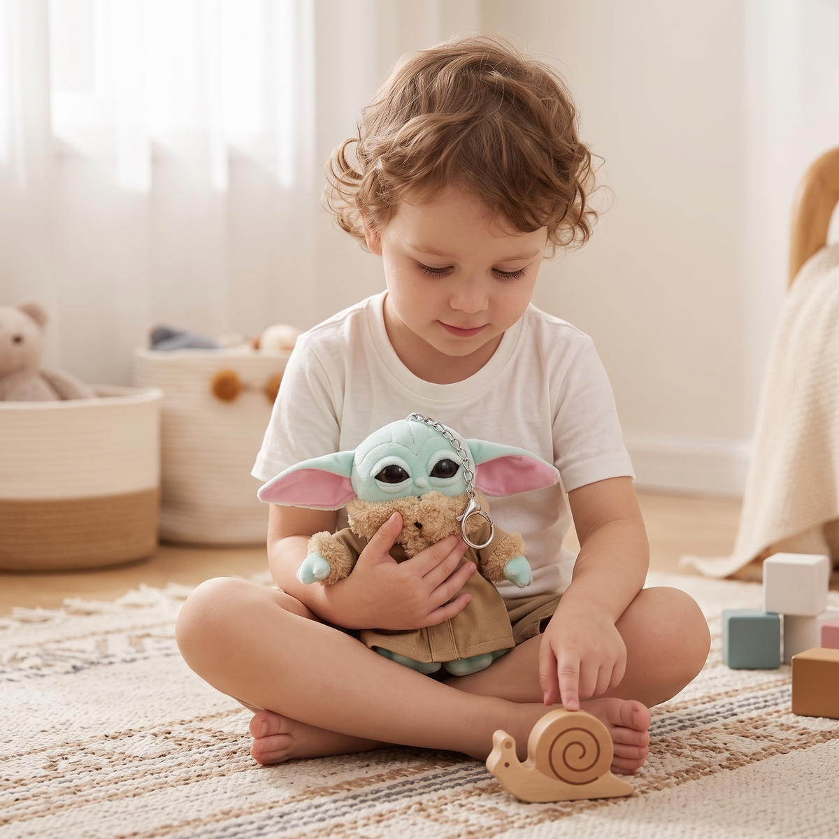 Porte-clé Baby Yoda Grogu Peluche Star Wars