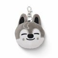 Porte-Clef Loup Peluche Kawaii 9 cm