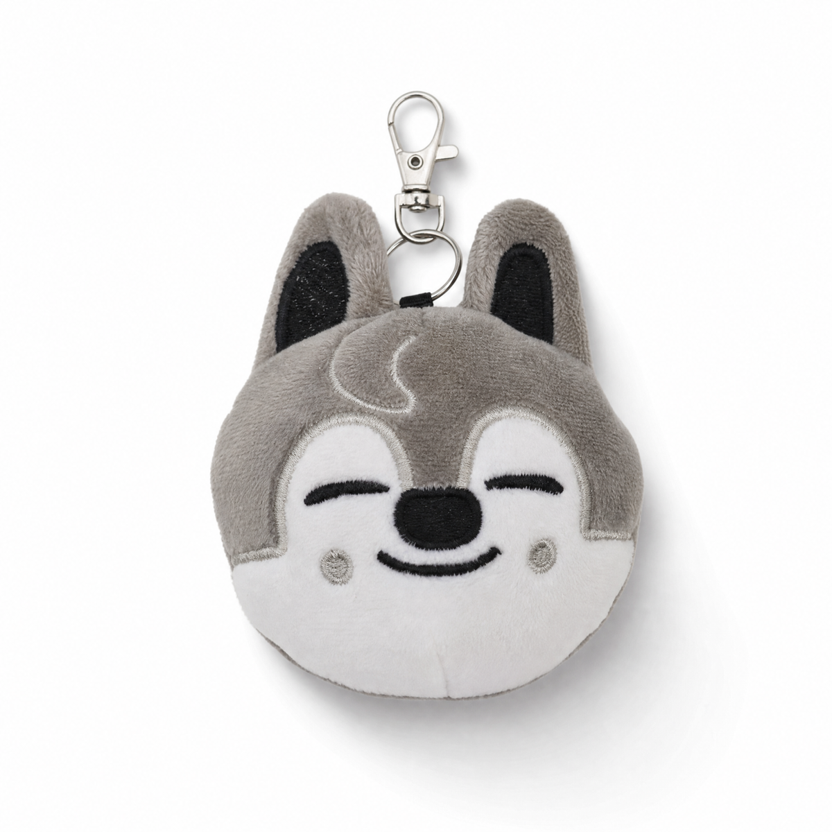 Porte-Clef Loup Peluche Kawaii 9 cm