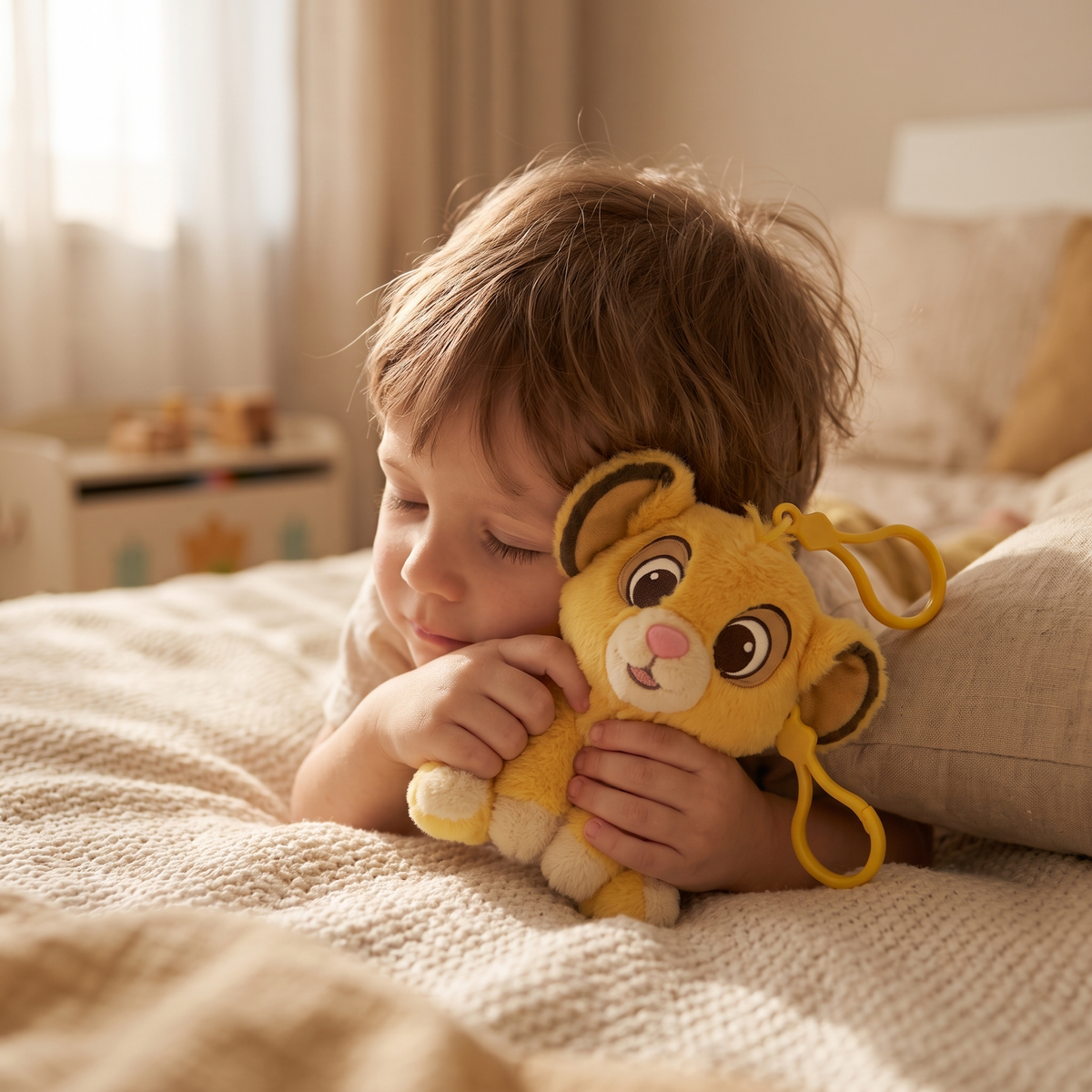 Porte-Clés Simba Peluche Le Roi Lion 12cm