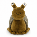 Peluche Escargot en Velours Côtelé Douce