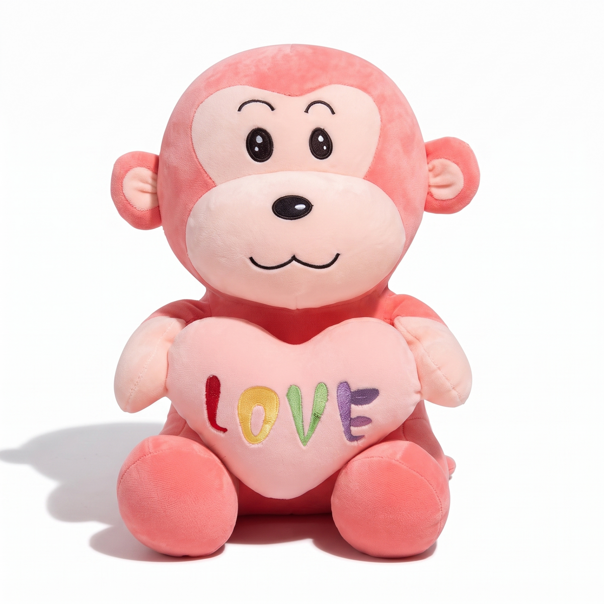 Singe en Peluche avec Cœur Love