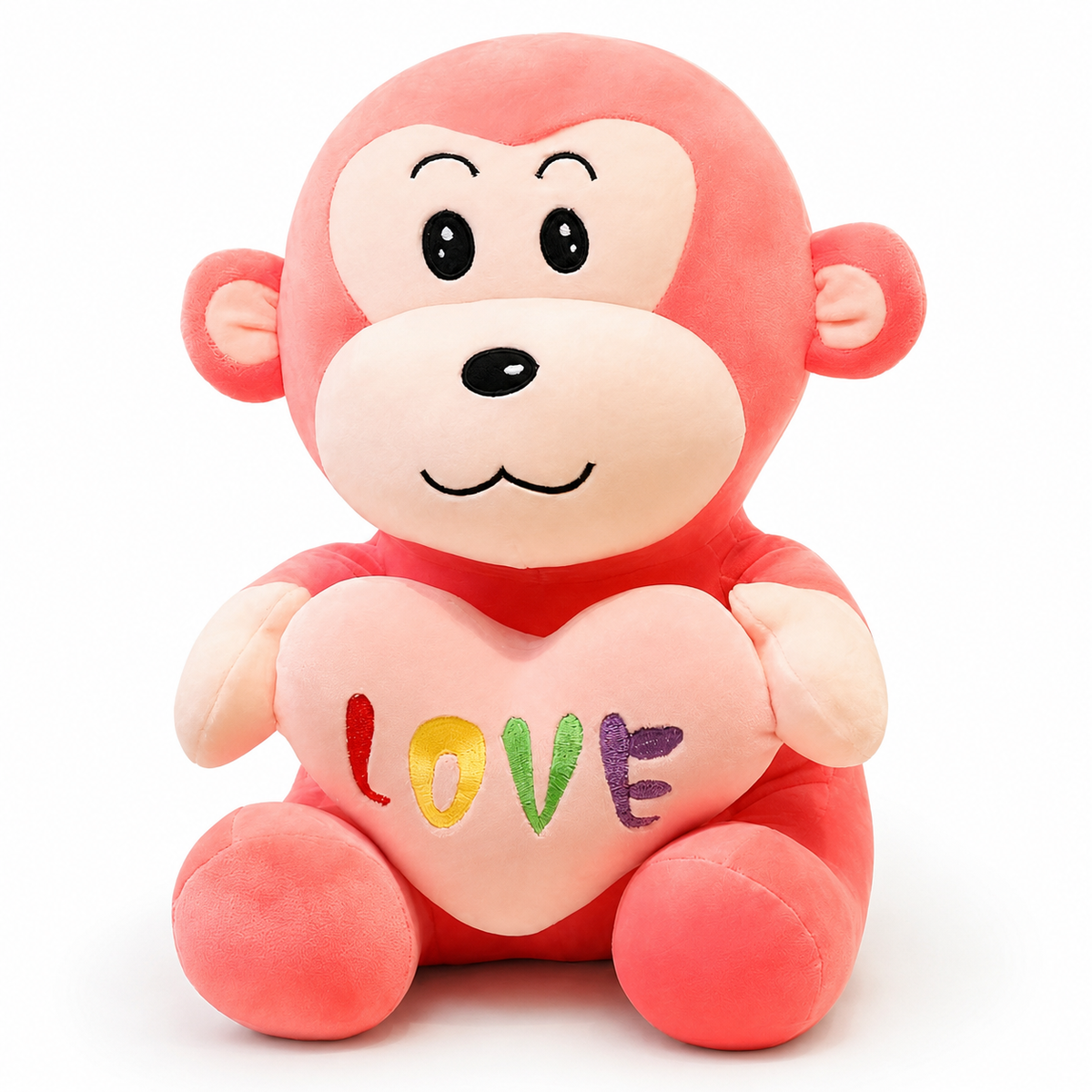 Singe en Peluche avec Cœur Love