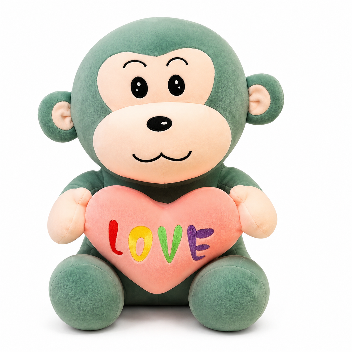 Singe en Peluche avec Cœur Love