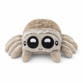 Peluche Araignée à Grands Yeux Grise