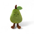 Peluche fruit kawaii poire souriante