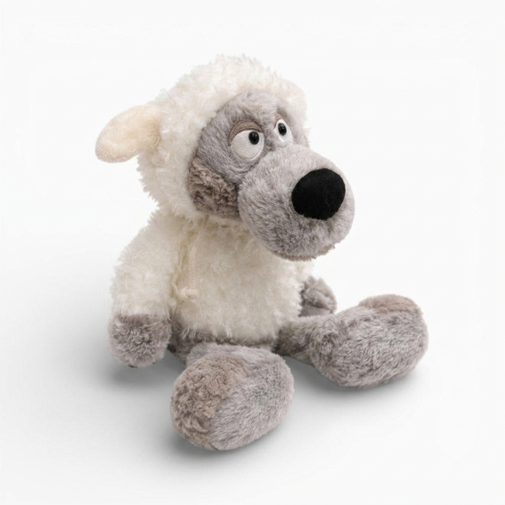 Peluche Loup Mouton Humoristique