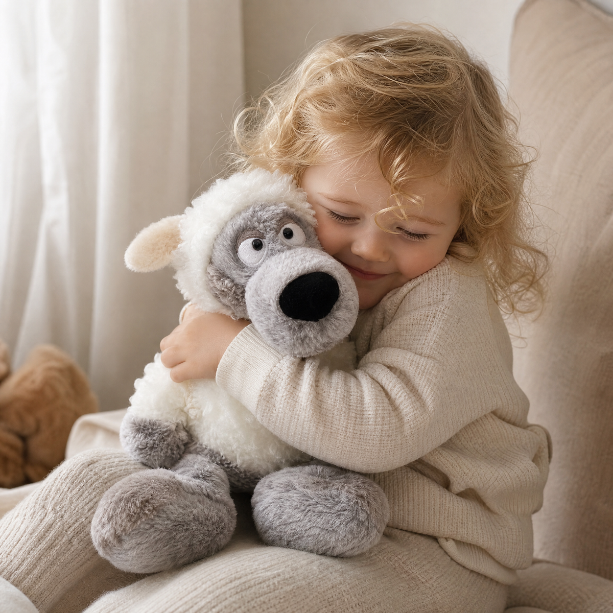 Peluche Loup Mouton Humoristique